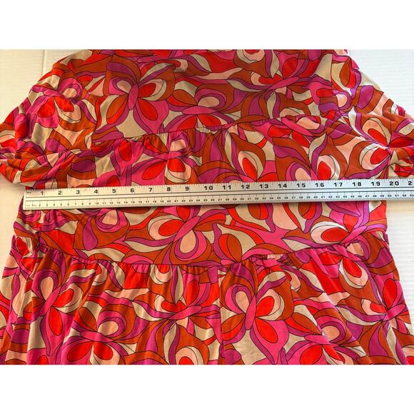 Lascana for Venus Women’s Groovy Floral Multi Color Style Halloween Top Size M - Picture 5 of 7